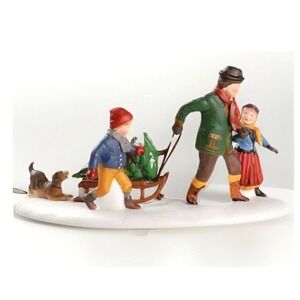 DEPT 56 HERITAGE VILLAGE COLLECTION THE FAMILY TREE  - RETIRED